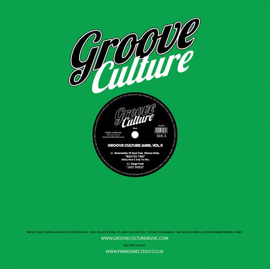 Micky More & Andy Tee / Serge Funk / Reverendos Of Soul - Groove Culture Jams Vol.5【近日入荷予定】