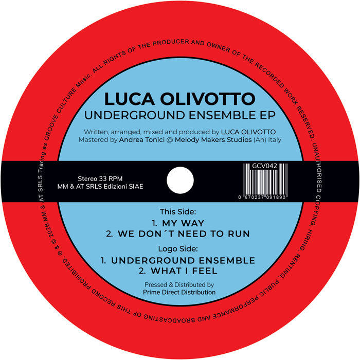 Luca Olivotto - Underground Ensemble EP【近日再入荷予定】