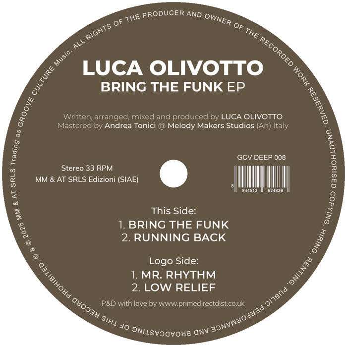 Luca Olivotto – Bring The Funk