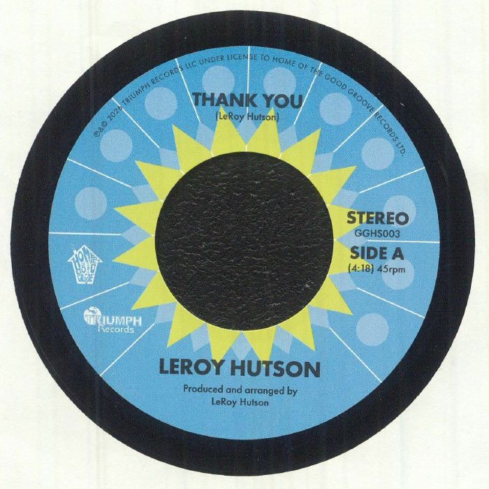 Leroy Hutson – Thank You / The Ghetto '74