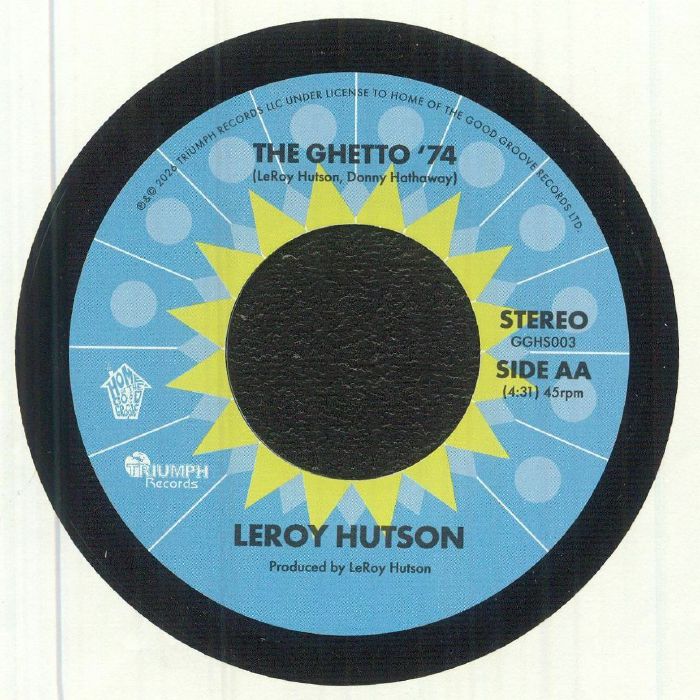 Leroy Hutson – Thank You / The Ghetto '74
