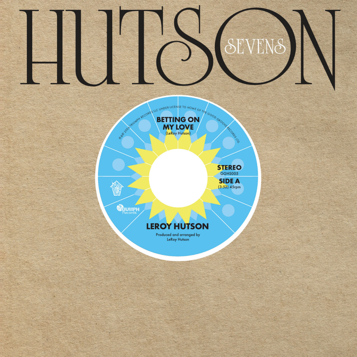 Leroy Hutson – Betting On My Love / So Nice【近日入荷予定】