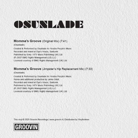 Osunlade – Momma's Groove