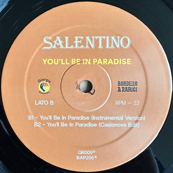 Salentino – You'll Be In Paradise