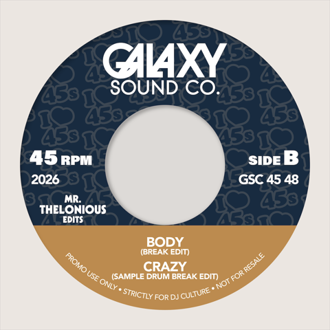 Pointer Sisters / Gene Chandler – Crazy / Body (Edits by Mr. Thelonious)