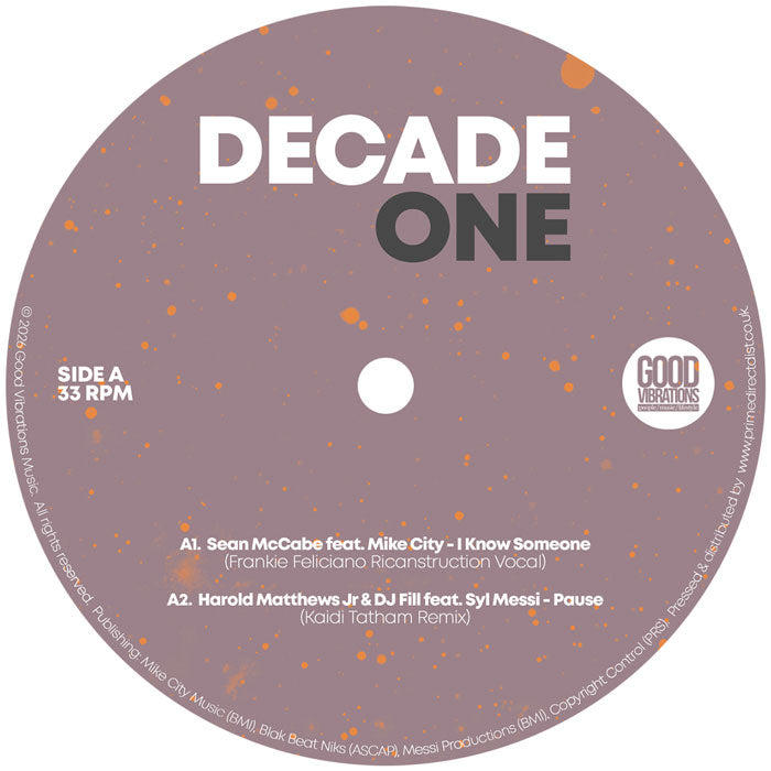 Various - Decade One (Compiled by Sean McCabe)【近日入荷予定】
