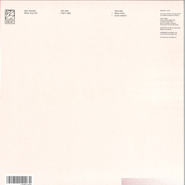 Dam Swindle – Minor Fools EP