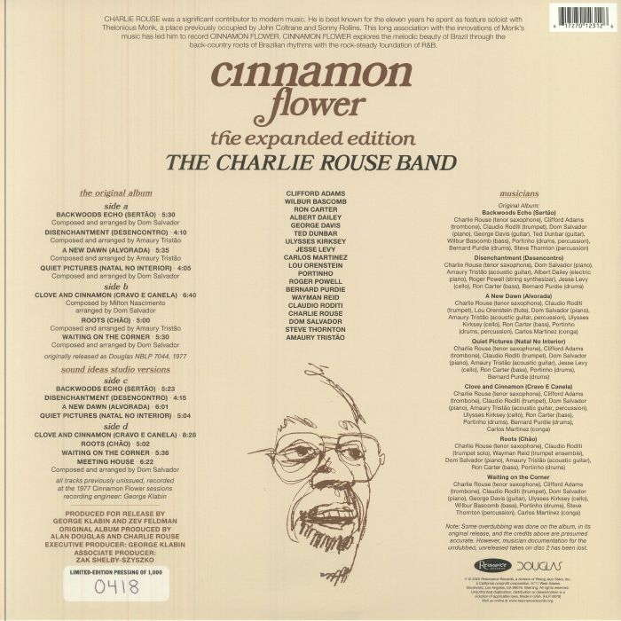 The Charlie Rouse Band – Cinnamon Flower: The Expanded Edition