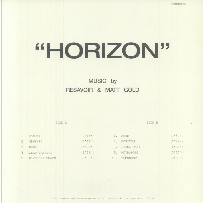 Resavoir & Matt Gold - Horizon