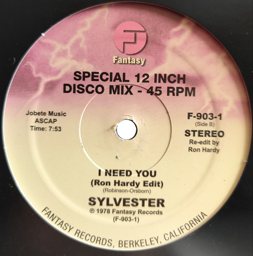Sylvester - I Need You (Ron Hardy Edit)