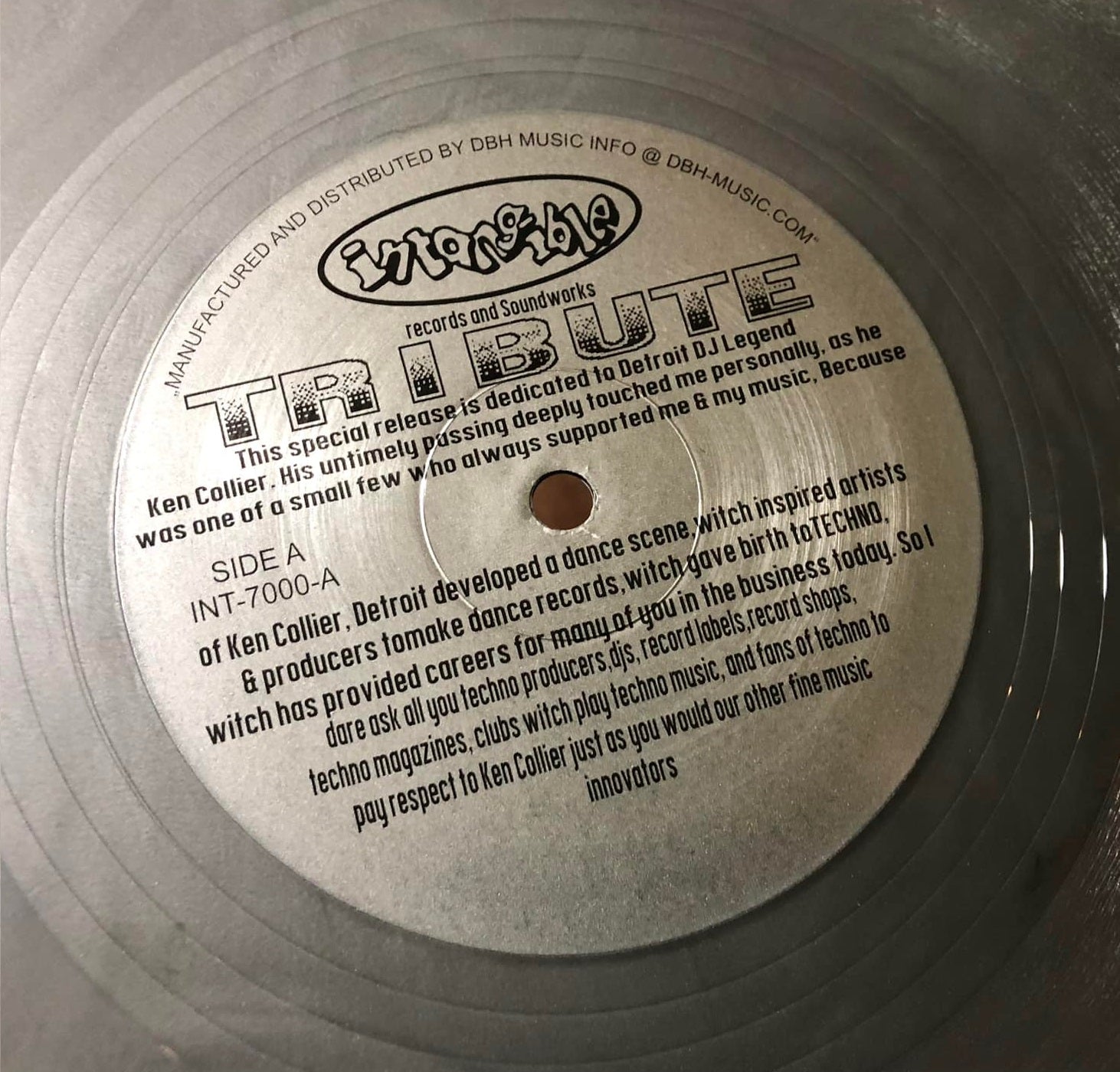 Terrence Parker – TRIBUTE (SILVER VINYL EDITION)