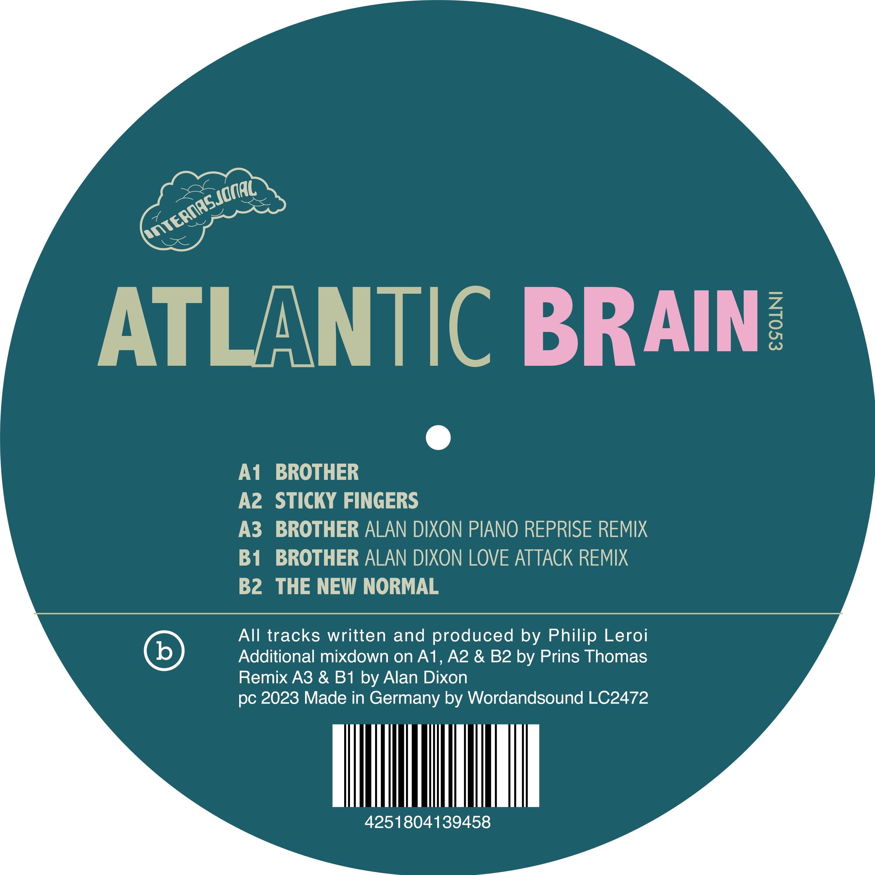 Atlantic Brain – EP (includes Alan Dixon Remixes)