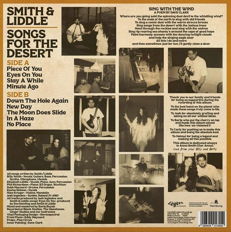 Smith & Liddle – Songs For The Desert【近日入荷予定】