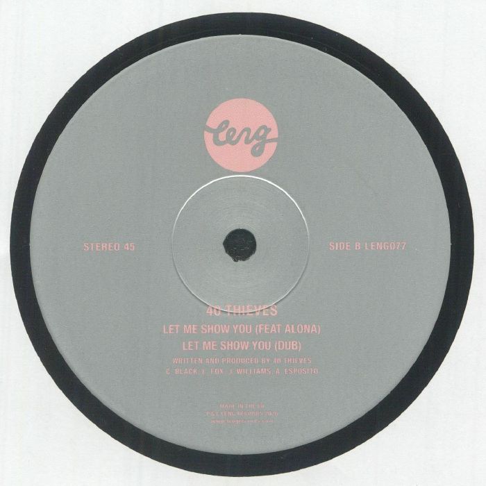 40 Thieves – Love Is / Let Me Show You (feat. Alona)【近日入荷予定】