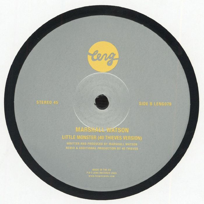 Marshall Watson – Little Monster【近日入荷予定】