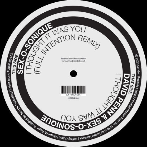 David Penn And Sex-O-Sonique – I Thought It Was You