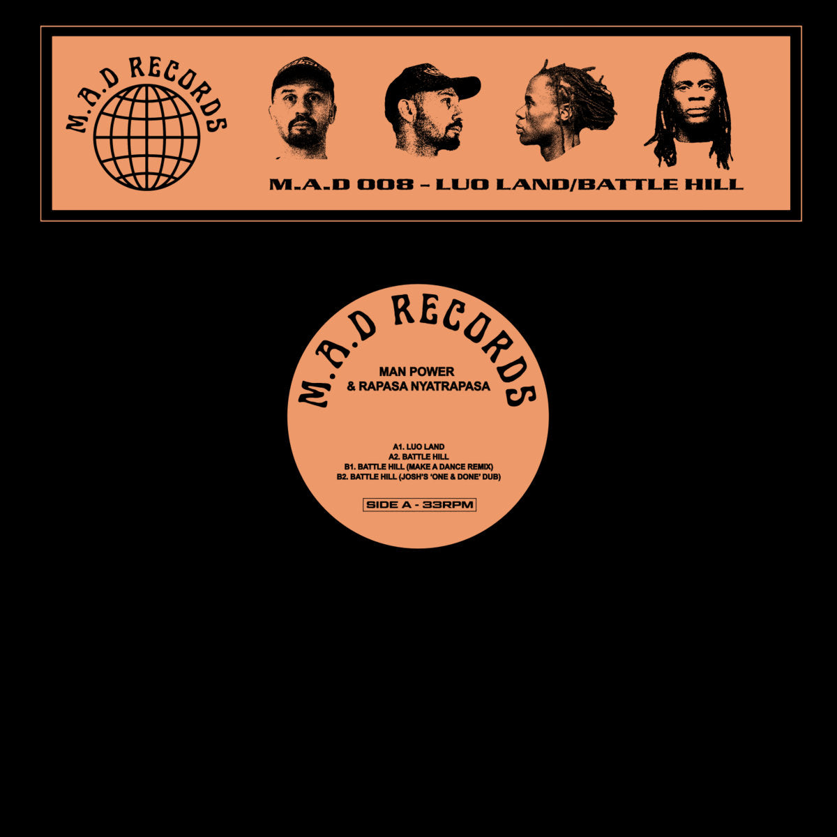 Man Power & Rapasa Nyatrapasa – Luo Land / Battle Hill