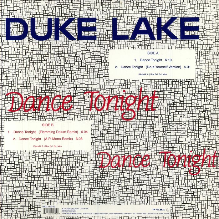 Duke Lake – Dance Tonight