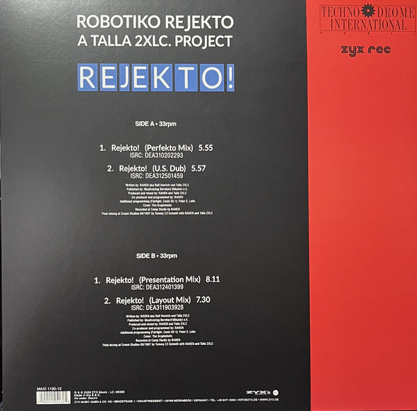Robotiko Rejekto – Rejekto!【近日入荷予定】