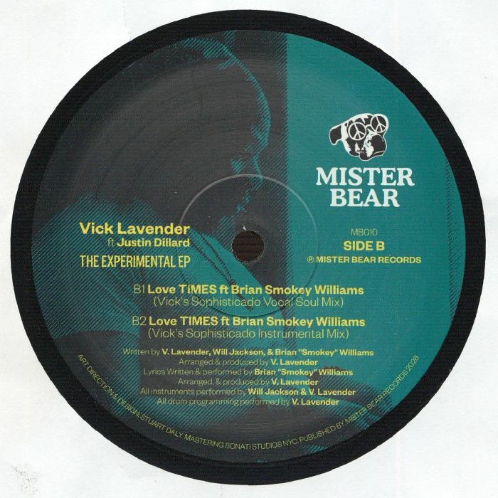 Vick Lavender ft Justin Dillard - The Experimental EP【近日入荷予定】
