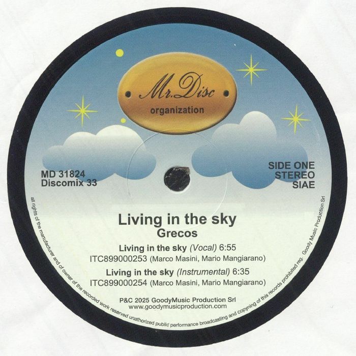Grecos – Living In The Sky【近日入荷予定】