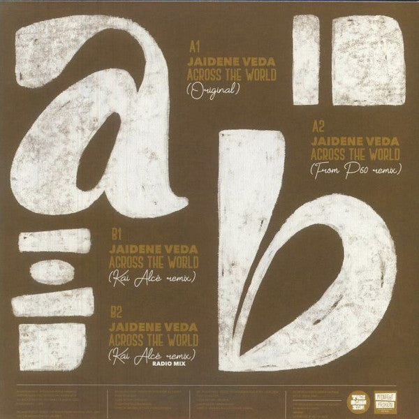 Jaidene Veda – Across The World (From P60, Kai Alce Mixes)【近日入荷予定】