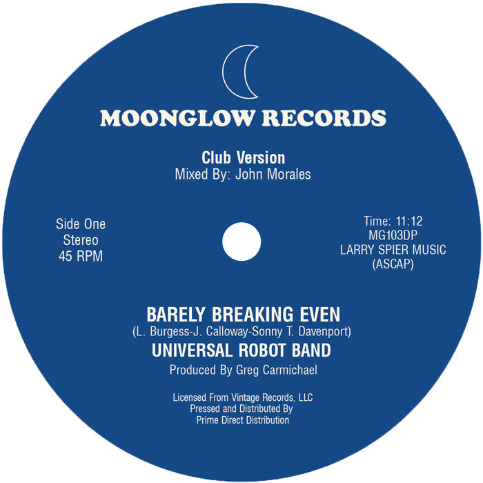 Universal Robot Band - Barely Breaking Even -RSD LIMITED-