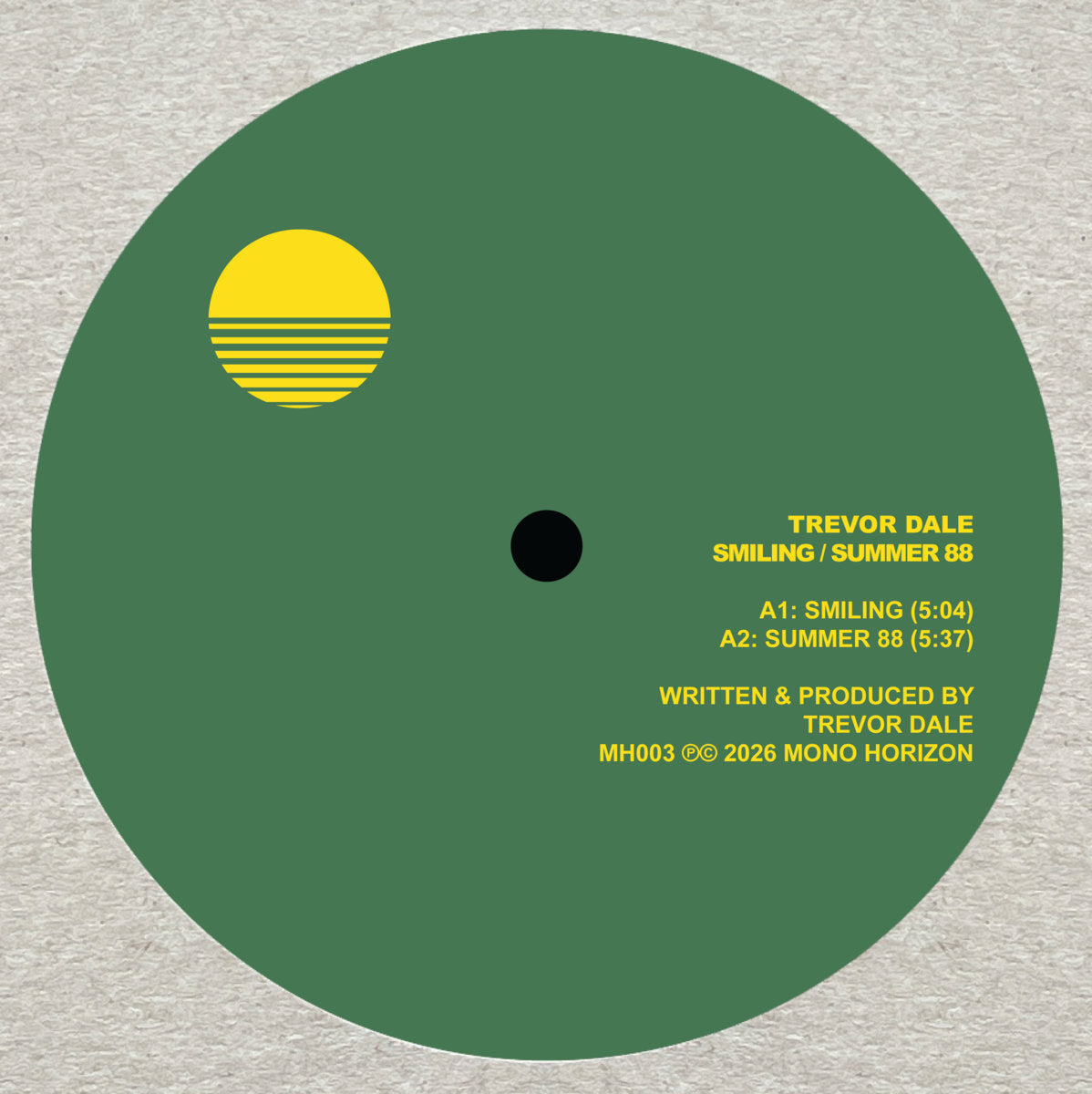 Trevor Dale - Summer / Smiling 88