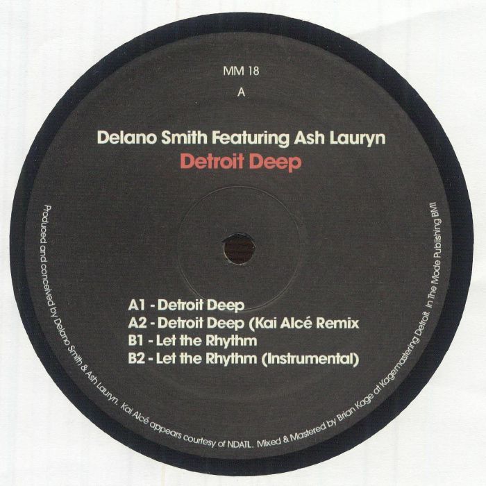 Delano Smith Featuring Ash Lauryn – Detroit Deep【近日入荷予定】
