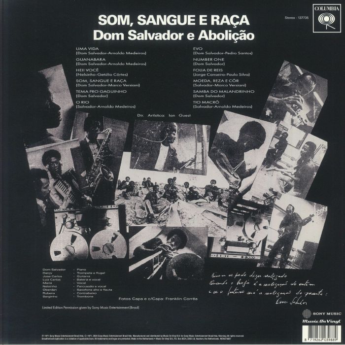 Dom Salvador E Abolição – Som, Sangue E Raça