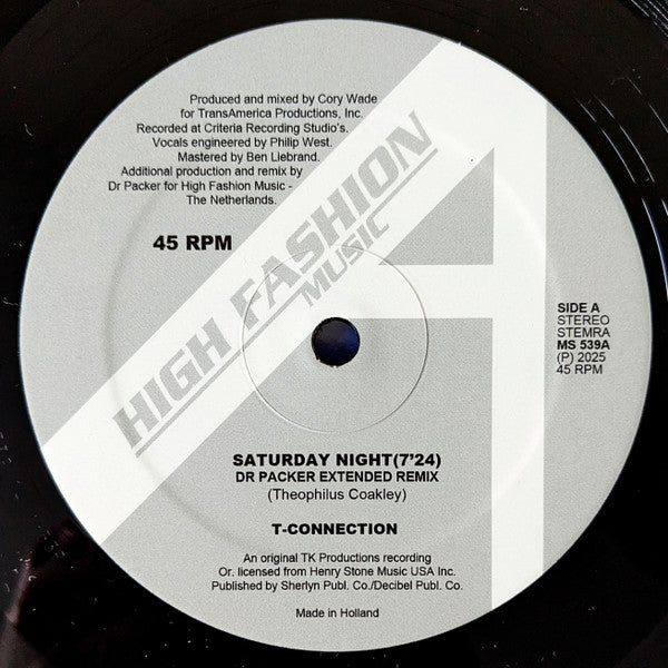 T-Connection – Saturday Night (Dr Packer Remixes)