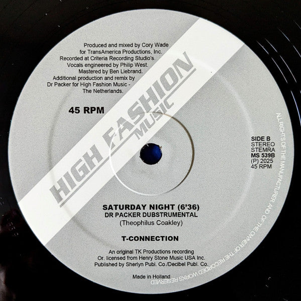 T-Connection – Saturday Night (Dr Packer Remixes)