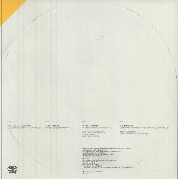 Patrick Gibin – Let It Go / Joint Purpose / In This Together (The Joaquin Joe Claussell Remixes)【近日入荷予定】