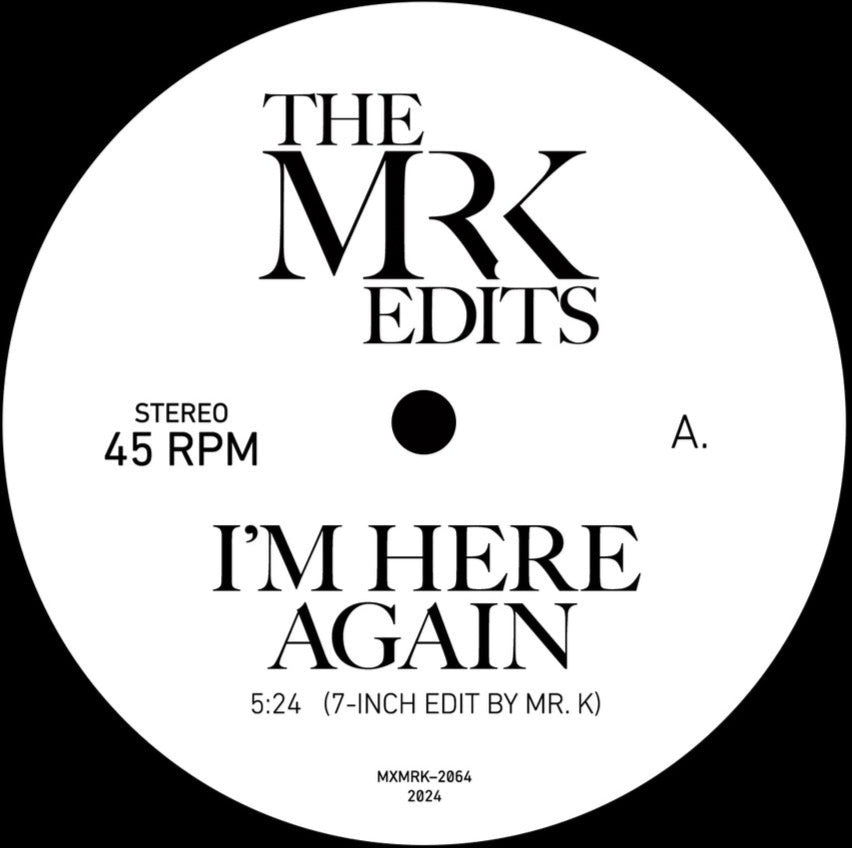 Thelma Houston / The Zombies – I'm Here Again / Time Of The Season (Edit By Mr.K)