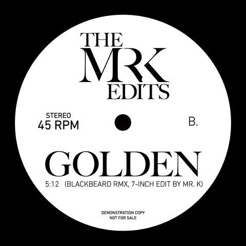 The Mr K Edits - Umi Says / Golden【近日入荷予定】