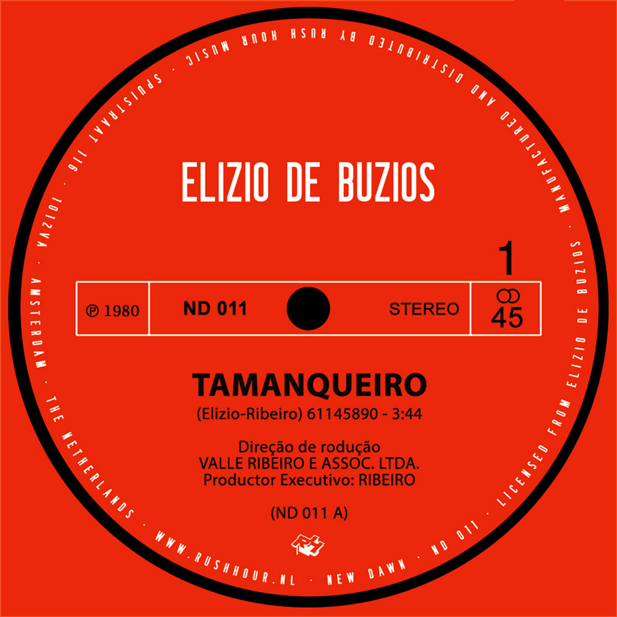Elizio De Buzios - Tamanqueiro【近日入荷予定】