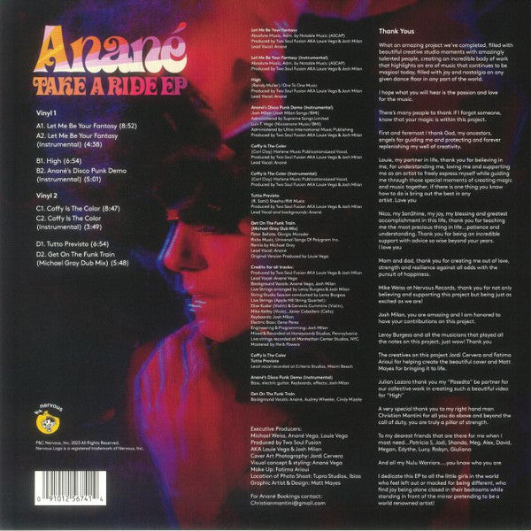 Anane – Take A Ride EP