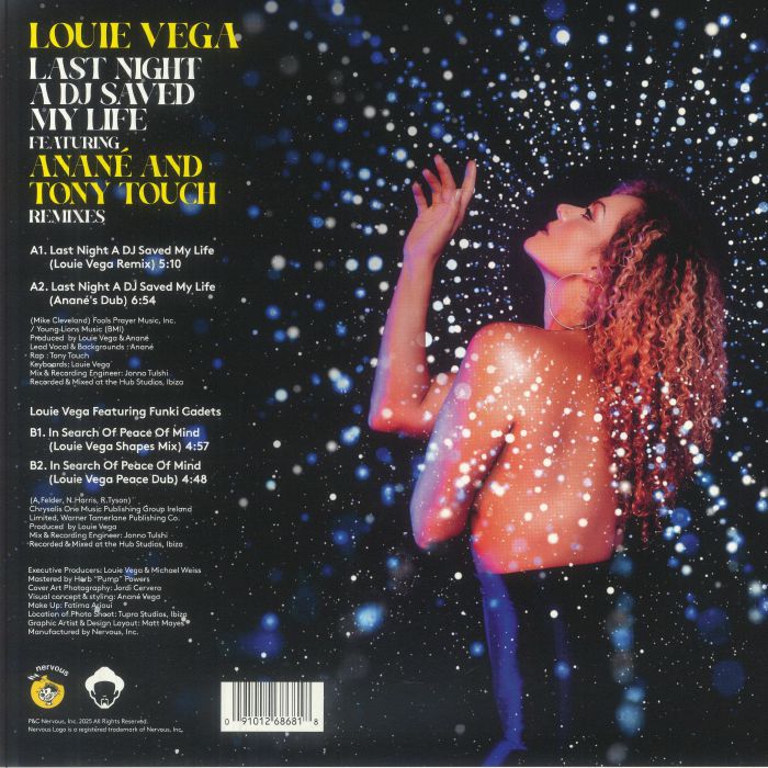 Louie Vega featuring Anané & Tony Touch – Last Night A DJ Saved My Life (Remixes)