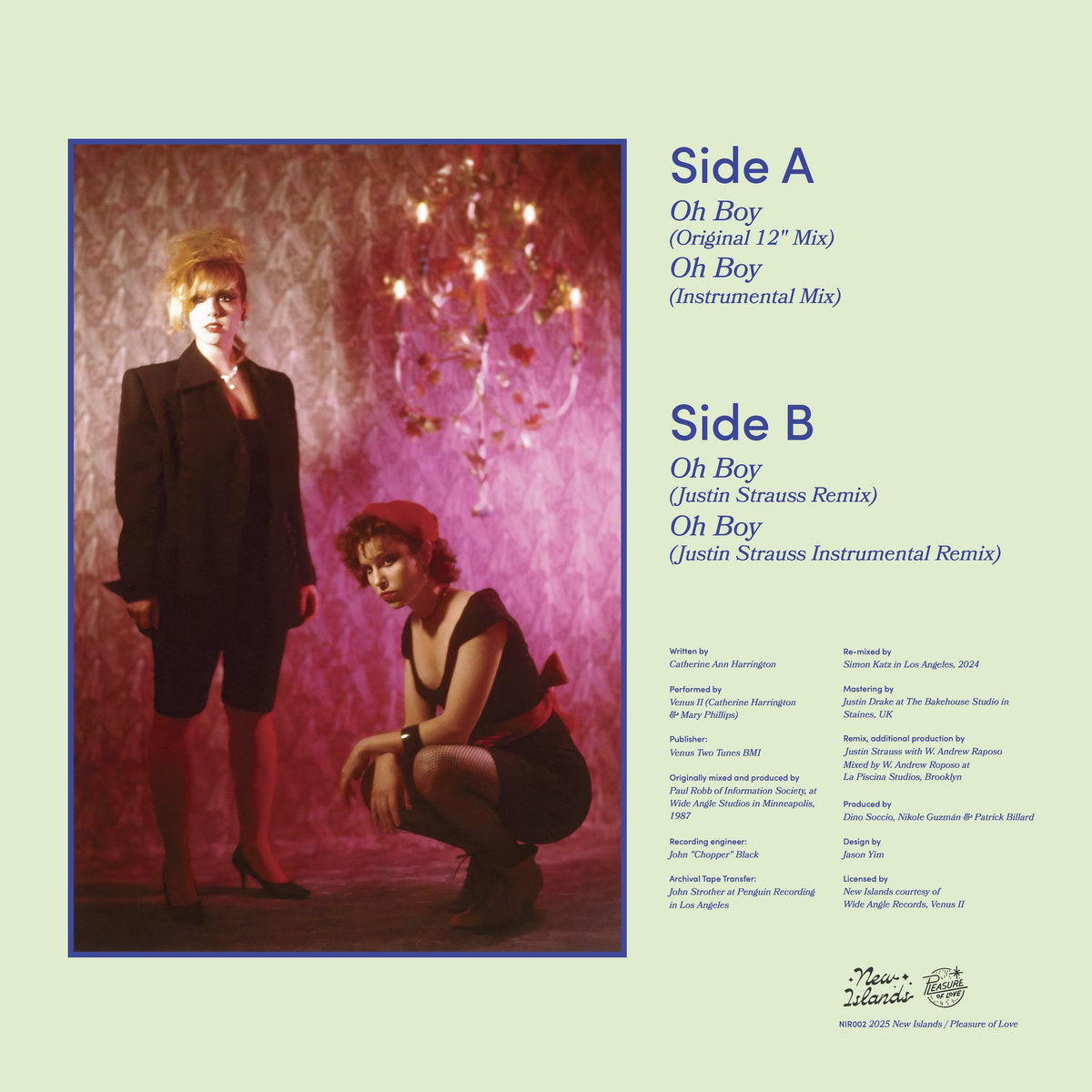 Venus II - Oh Boy (Justin Strauss Remixes)