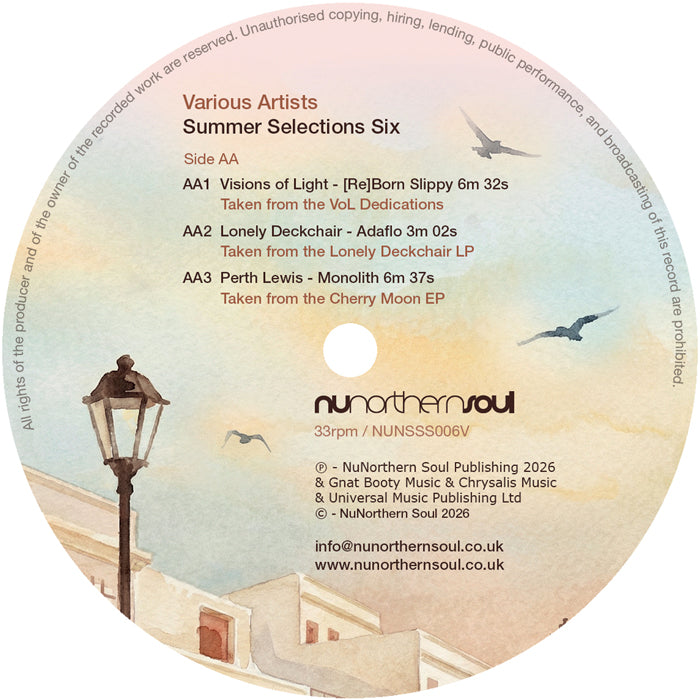 B.J. Smith / Sasha Foam / Roots Artefact / Visions Of Light / Lonely Deckchair / Perth Lewis - Summer Selections Six【近日入荷予定】