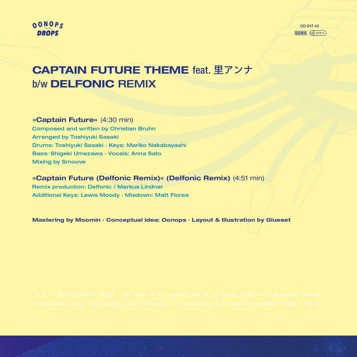 Nautilus feat. 里アンナ (Anna Sato) – Captain Future Theme / Delfonic Remix