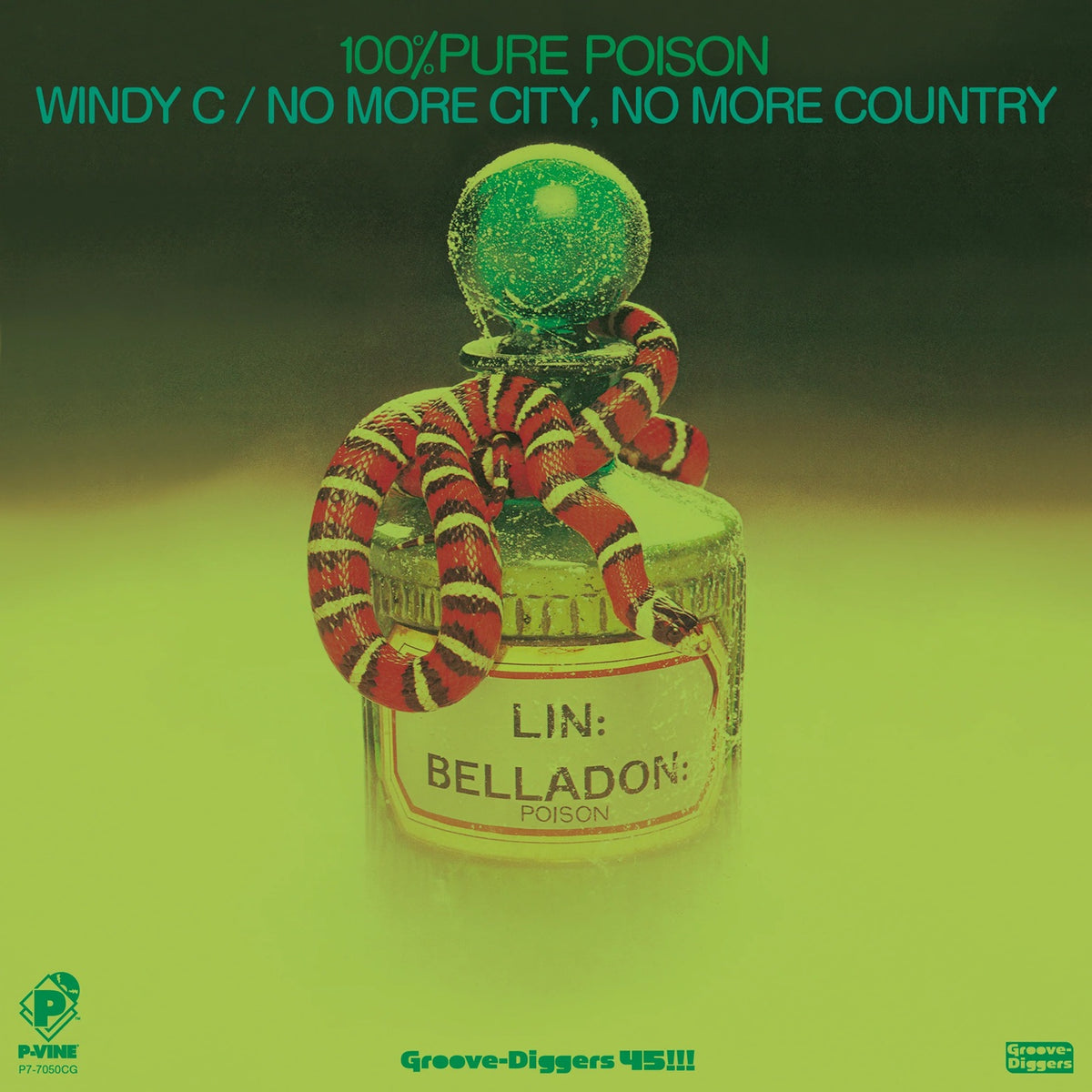 100% Pure Poison - Windy C / No More City, No More Country【10/7発売予定】