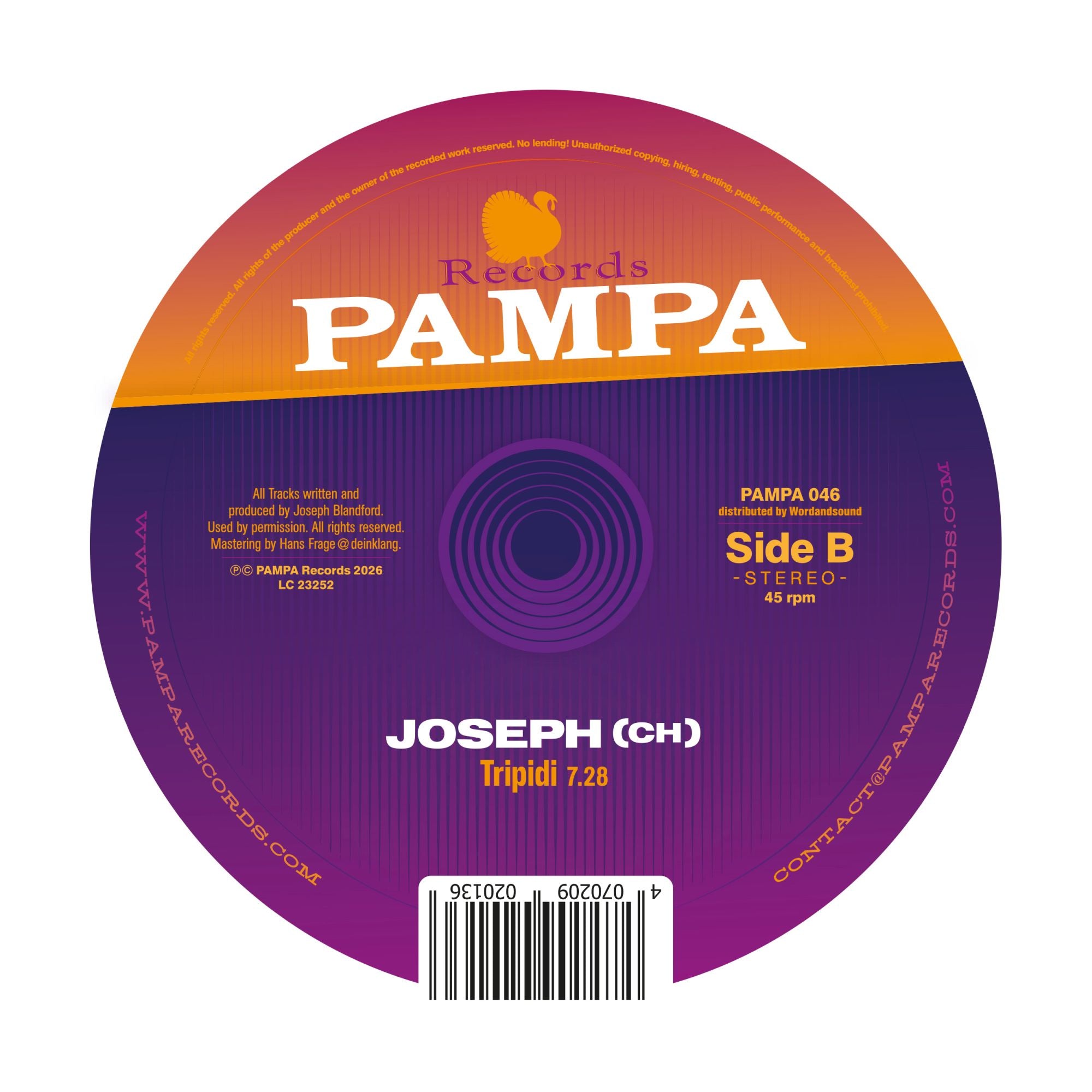 JOSEPH (CH) - B4U & Tripidi EP【近日入荷予定】