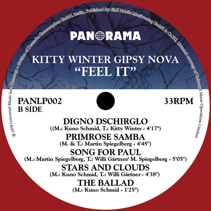 Kitty Winter Gipsy Nova – Feel It -RSD LIMITED-