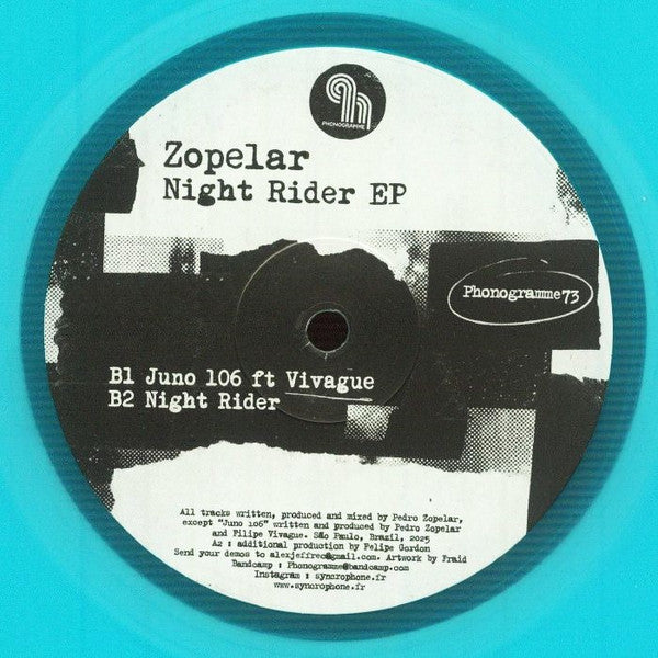 Zopelar – Night Rider EP (Incl.Felipe Gordon Remix)