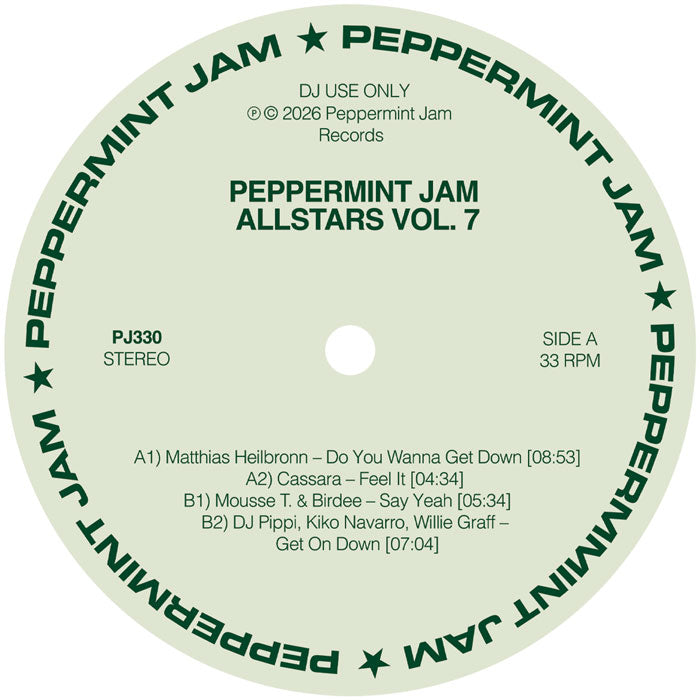 Matthias Heilbronn / Mousse T / DJ Pippi / Cassara - Peppermint Jam Allstars Vol. 7【近日入荷予定】