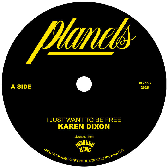 Karen Dixon - I Just Want To Be Free / Dub To Be Free
