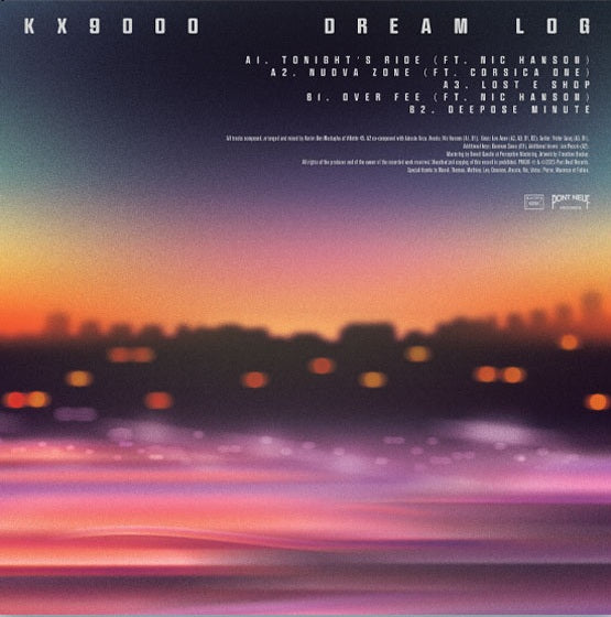 KX9000 - Dream Log