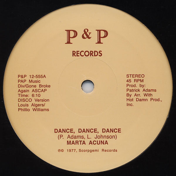 Marta Acuna - Dance, Dance, Dance