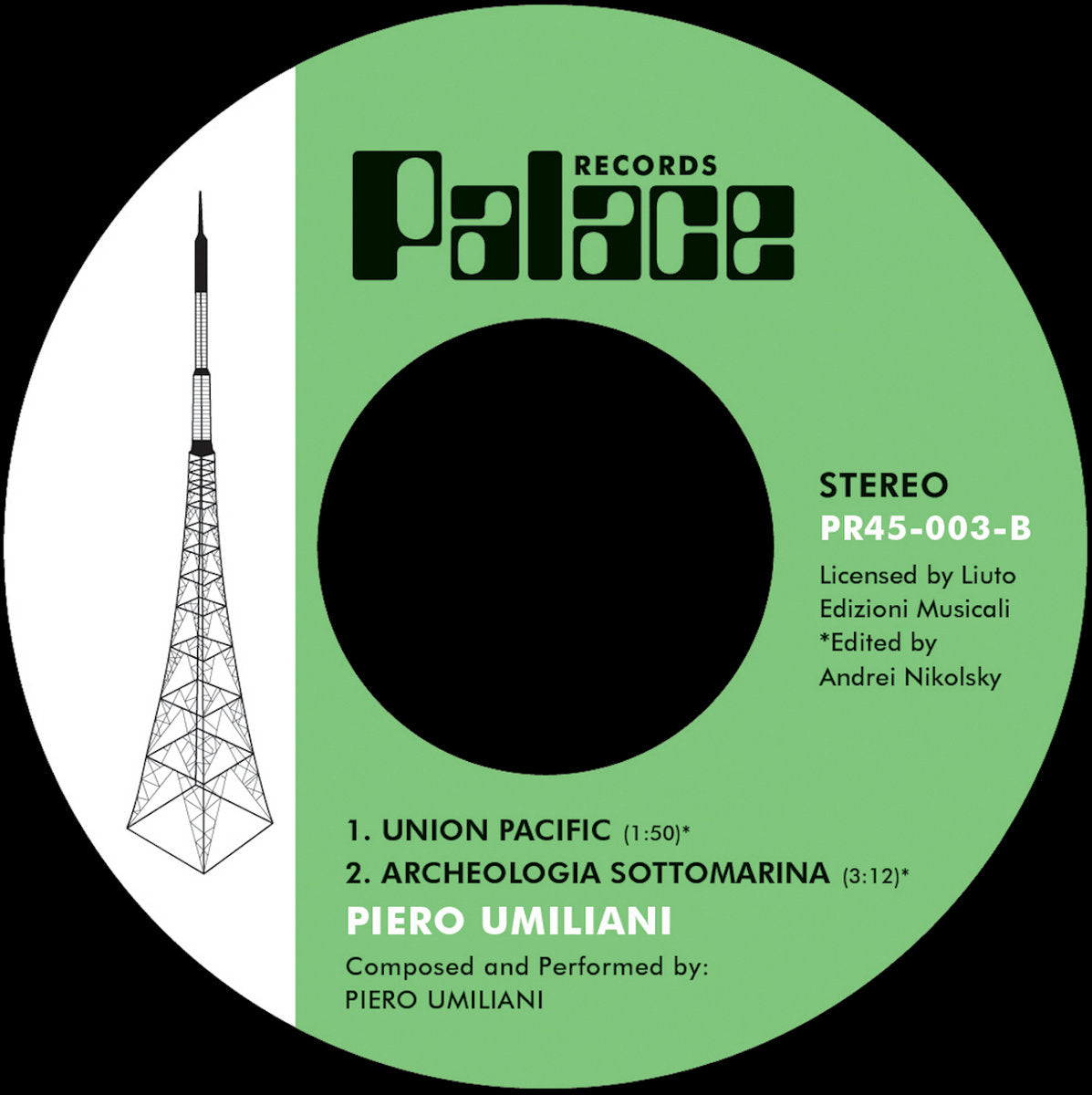 Piero Umiliani – Open Space / Union Pacific【近日入荷予定】
